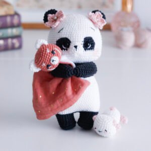 kit crochet panda DIY amigurumi